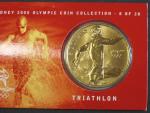 5 Dollars 2000, olympiáda Sydney 2000, No.8/28 TRIATLON, orig. balení