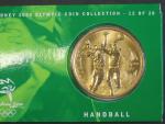 5 Dollars 2000, olympiáda Sydney 2000, No.12/28 HÁZENÁ, orig. balení