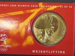 5 Dollars 2000, olympiáda Sydney 2000, No.21/28 VZPĚRAČSTVÍ, orig. balení