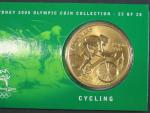 5 Dollars 2000, olympiáda Sydney 2000, No.25/28 CYKLISTIKA, orig. balení