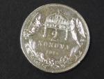 2 Koruna 1914 KB, bezvadná kvalita