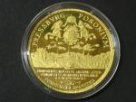 Leopold 20 Dukátová medaile, Au 70,02g, náklad 30 ks