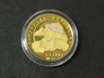 5.výročí republiky, Au 10,5g 986/1000, náklad 200ks, číslovaná, číslo 1 !!!!!