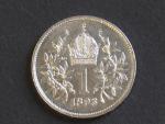1 Koruna 1893, bezvadná kvalita - RL