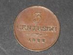 3 Centesimo 1822 V