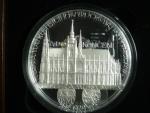 AR 1 Kg medaile dokončení stavby chrámu sv. Víta, Ag 999, 1000 g, průměr 100 mm, ražba Česká mincovna 2023, náklad 100 ks, etue, certifikát