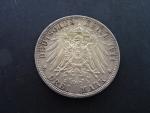 Anhalt, Friedrich II (1904-1918), 3 Mark 1911 A, J. 23, KM. 29