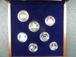 sada 2015 sada proof v dřevěné etui + Ag žeton, náklad 1500 ks, číslované sady