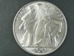 100 Kčs 1955b, 10. výročí osvobození ČSSR, varianta signatury B