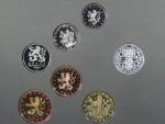 sada 2023 PROOF + Ag medaile s motivem Přemysl Otakar II., náklad 1750 ks, papírový obal