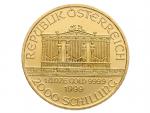 2000 Schilling 1999 - Vienna Philharmonic, 1Oz Au_