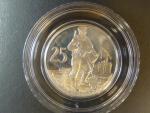 25 Kčs 1954, 10. výročí Slovenského národního povstání