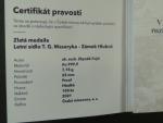 2021, Zámek Hluboš - letní sídlo T.G.Masaryka, Au 999,9,  náklad 100ks, 7,78 g, etue, certifikát