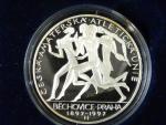 200 Kč 1997, 100. výročí běhu Běchovice - Praha (certifikát b.k.)