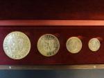 Jubilejní Svatováclavské dukáty 1 + 2+ 5 + 10 Dukát prvoražby z návrhů Jana Čejky z r. 1923 sv. Václav na koni, Au 986, 62,83g, náklad 100 ks číslovaných, č. 95, společná etue, certifikáty