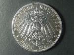 Sasko, Friedrich August III. (1904-1918), 3 Mark 19012 E, J.135