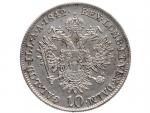 10 Kreuzer 1842 A Vídeň, N 6, RV 12, jemné rysky_