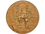 Scharff Anton Karl Rudolf 1845-1903 - AE medaile 1896 Guilelmus de Hartel, Bronz 59 mm_