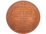 ČNS - pobočka v Ústí nad Orlicí - AE medaile 50. výročí pobočky, 2011,  text. Mosaz, 50,5 mm, 85,13 g., nesignováno (V. Mareš), náklad 80 ks