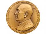 ČNS - pobočka v Brně - AE medaile Dr. h.c. Jan Masaryk 1948. Poprsí zleva, opis / budova právnické fakulty v Brně, opis, text. Bronz 60 mm, 97,71 g, signováno M. Láska, F.A2/1b