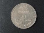 20 Krejcar 1869 K.B.