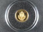 Gibraltar, 1 Pound 2020, Au 999/1000, 0,5g, průměr 11 mm, z cyklu nejmenší zlaté mince světa