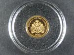 Gambie, 200 Dalasis 2015, Au 999/1000, 0,5g, průměr 11 mm, z cyklu nejmenší zlaté mince světa