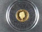 Niue, 2,50 Dollars 2019, Au 999/1000, 0,5g, průměr 11 mm, z cyklu nejmenší zlaté mince světa