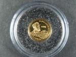 Mali, 100 Francs 2019, Au 999/1000, 0,5g, průměr 11 mm, z cyklu nejmenší zlaté mince světa