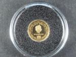 Tokelau, 5 Dollars 2012, Au 999/1000, 0,5g, průměr 11 mm, z cyklu nejmenší zlaté mince světa