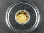 Palau, 1 Dollar 2009, Au 999/1000, 0,5g, průměr 11 mm, z cyklu nejmenší zlaté mince světa