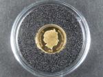 Solomon Islands, 5 Dollars 2010, Au 999/1000, 0,5g, průměr 11 mm, z cyklu nejmenší zlaté mince světa