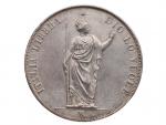 5 Lire 1848 M varianta - krátké konce ratolestí, hvězda nad korunou daleko