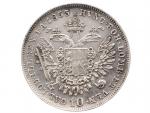 10 Kreuzer 1853 A, Vídeň_