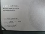 Ag + Cu pamětní medaile V.Oppla - Svatá Ludmila z cyklu pocta medailérům, Ag 999, 110 g, průměr 60 mm, Tombak 95 g, 60 mm, ražba Česká mincovna 2021, náklad 30 ks, etue, certifikát