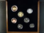 sada 2024 PROOF v dřevěné etui + Ag žeton, číslované sady, náklad jen 1250 ks