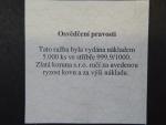 pamětní medaile Kde domov můj 1993, Ag 999, 14,85 g certifikát