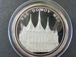 pamětní medaile Kde domov můj 1999, Ag 999, 14,85 g certifikát