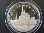 pamětní medaile Kde domov můj 1995, Ag 999, 14,70 g certifikát