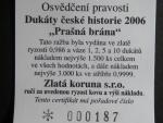 pamětní medaile Kde domov můj 2006, Ag 999, 15,1 g certifikát