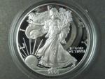 1 Dolar 2001, 1OZ ag, proof