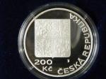 200 Kč 1995, 50. výročí založení OSN (certifikát proof)