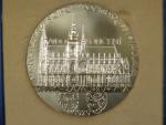 AR medaile dokončení stavby Chrámu sv. Víta, Ag 987, 70 mm, 116 g, náklad 160 ks, ražba Česká mincovna 2023, dřevěná etue, certifikát