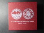 AR medaile střelby Brno 1892, Ag 999, 37 mm, 31,1 g, náklad 2000 ks, ražba Česká mincovna 2024, etue, certifikát