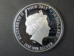 10 Dollars 2015 Madonna of the Magnificat, 2 OZ Ag 999,9, náklad 1000 ks, etue, certifikát