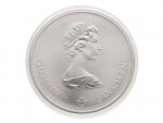 10 Dollarů 1976 - XXI. zimní olympiada v Montrealu, 48,6g, 0.925 Ag