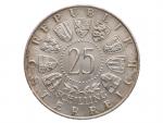 25 Schilling 1955 - znovuotevření Národního Vídeňského divadla_