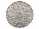 25 Schilling 1960 - 40. výročí Korutanského plebiscitu, Ag 0.800, 13.00g_