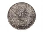 500 Schilling 1983 - 100. výročí Vídeňské radnice_