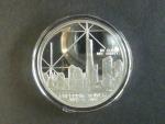Medailová ražba 1 dollar 2004, Mariana Islands - výročí teroristického útoku na světové trading centrum, 1 OZ, Ag 999/1000